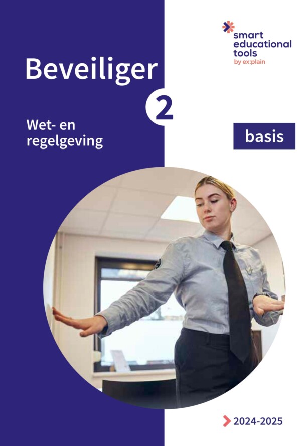 Beveiliger 2: pakket 4 (WRB, VBB, WDR en vragenboek en e-learning) 2024/2025