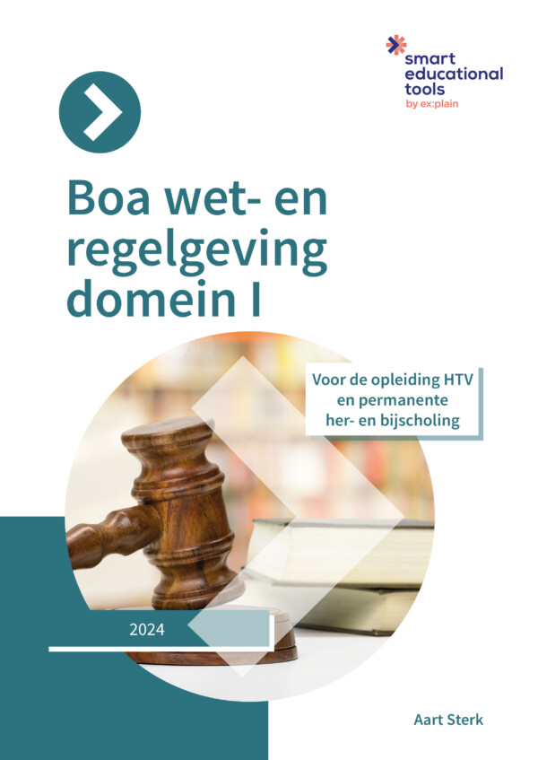 Boa wet- en regelgeving domein 1 2024-2025