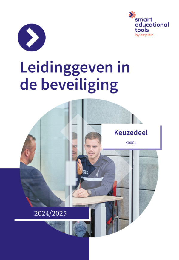 Keuzedeel Leidinggeven in de beveiliging incl. Smart-e-learning 2024/2025